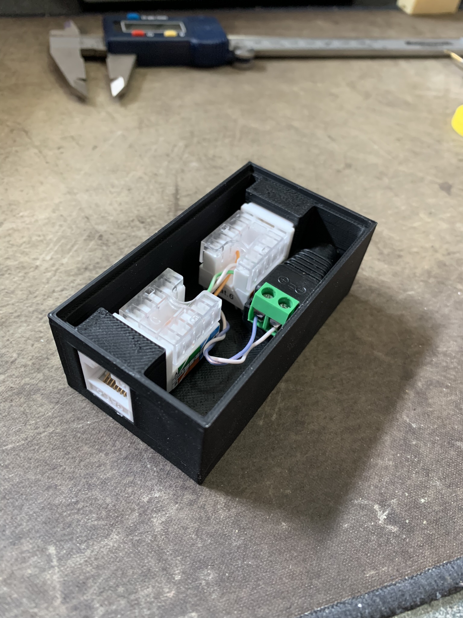 Finished keystone PoE box for the iCamera2