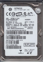 Hitachi 320GB 2.5" 5200 RPM (5K500-320) - SATA 3Gb/s - Hard Drive