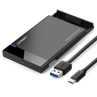 UGREEN - 2.5" SATA - USB 3.1 - Type-C - External Hard Drive Enclosure